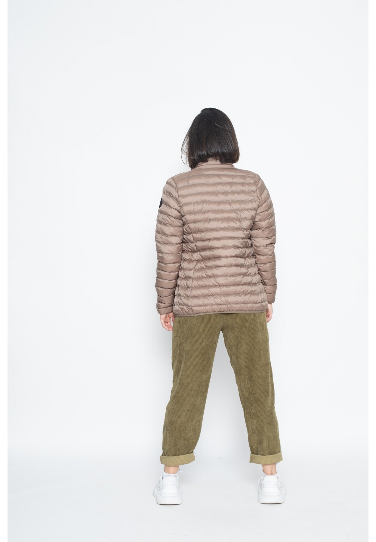 Doudoune Légère Femme Mabrun - Couleur Olive - Taille Italienne 46 (équiv. ~40 FR) - Occasion Très Bon état