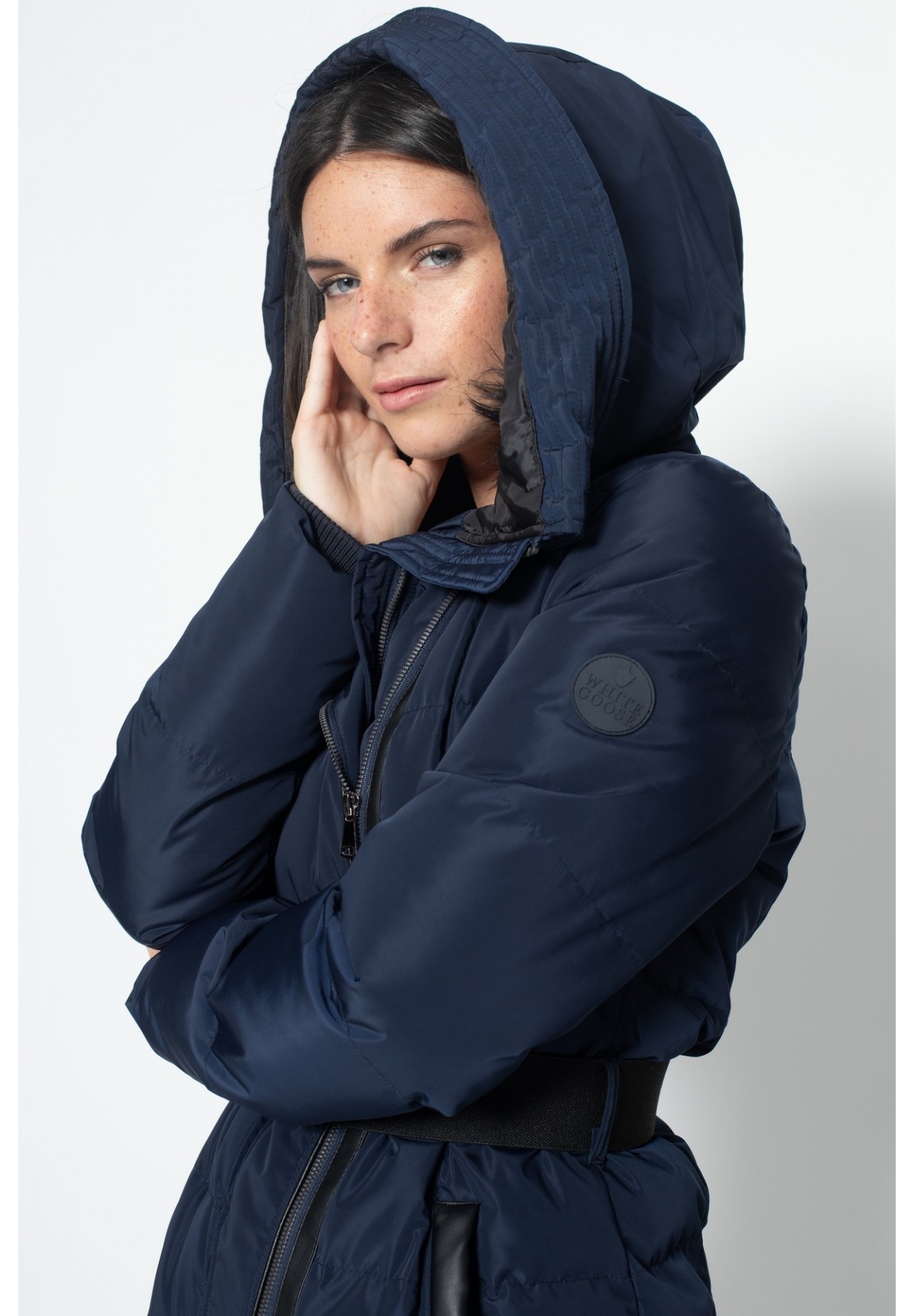 Parka Cloet Bleu marine White Goose