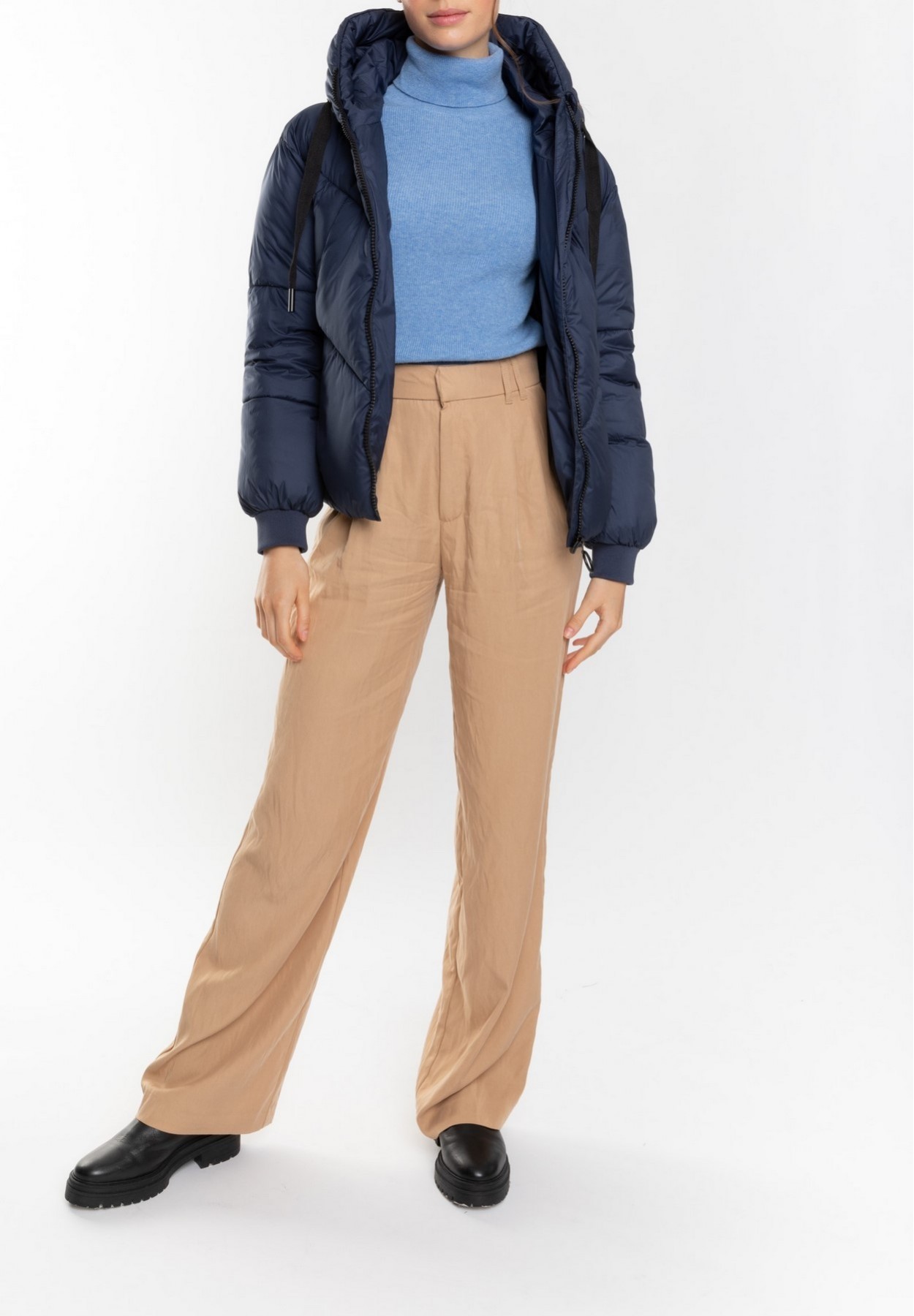 Doudoune Anita Bleu marine White Goose